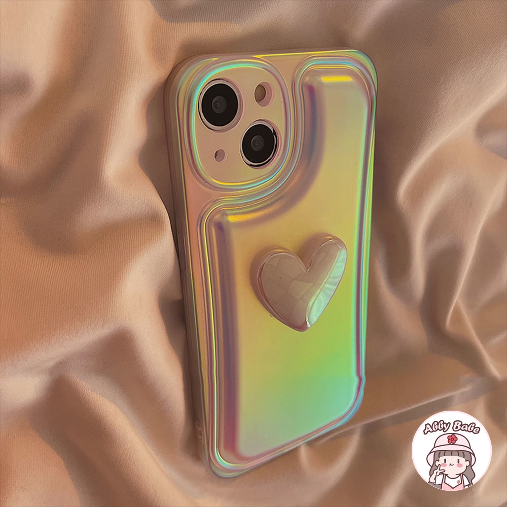 Ốp Điện Thoại TPU Mềm Chống Mồ Hôi Màu Laser 3D Cho Iphone 14 Pro Max 11 7Plus 13 12 11 Pro Max X XS XR