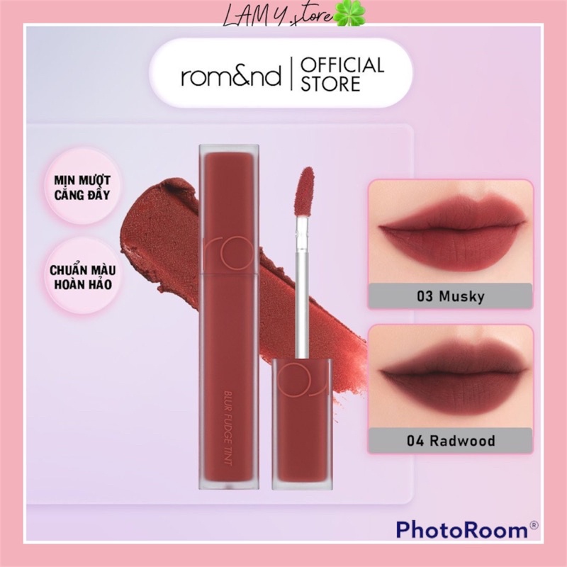 Son Romand Blur son kem siêu lì Romand Blur Fudge Tint 5g