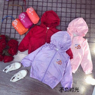 Áo gió bé gái 💖freeship💖áo gió 2 lớp đẹp cho bé gái