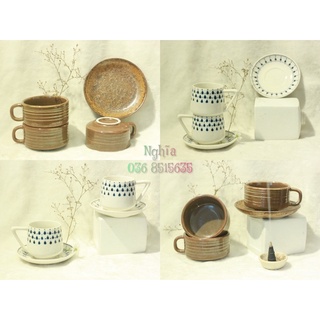 Bộ tách cafe gốm sứ