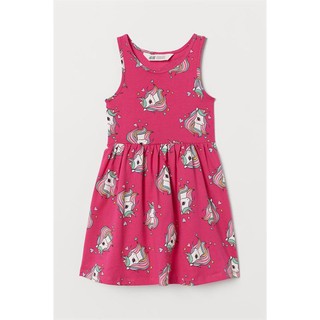 Váy đầm thun unicorn Hm AUTH