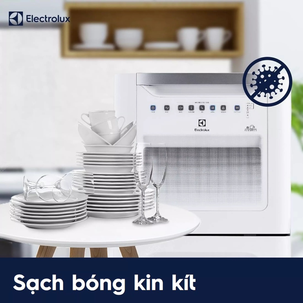 Máy rửa bát 8 bộ Electrolux ESF6010BW - Hàng Chính Hãng