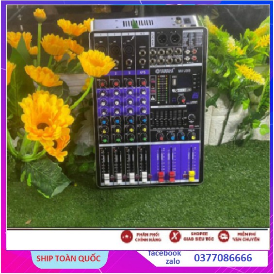 Mixer Yamaha M4 USB Bluetooth, Bộ Chuyên Hát Livestream Karaoke Rất Hay - Tặng Giắc 6,5