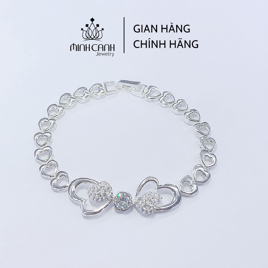 Lắc Tay Bạc Ta Trái Tim Yêu Thương - Minh Canh Jewelry