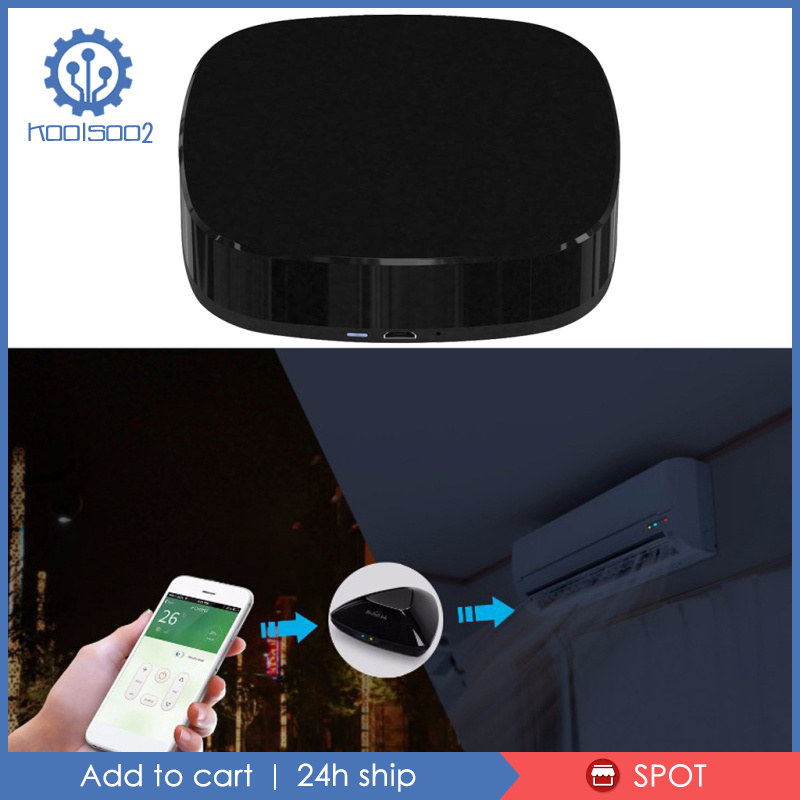 [KOOLSOO2]WiFi Smart Home Hub, IR RF All in One Automation Learning Remote Control