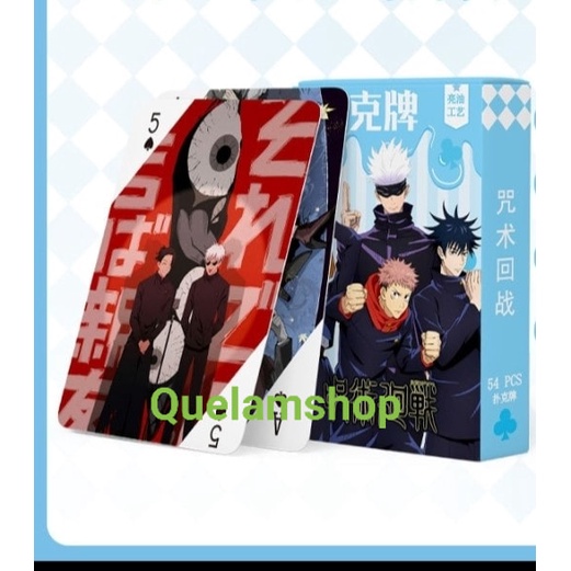 Bộ bài tây THANH GƯƠM DIỆT QUỶ,CHÚ THUẬT HỒI CHIẾN,ONEPIECE,NARUTO,HUSKY VÀ SƯ TÔN MÈO TRẮNG,CONAN