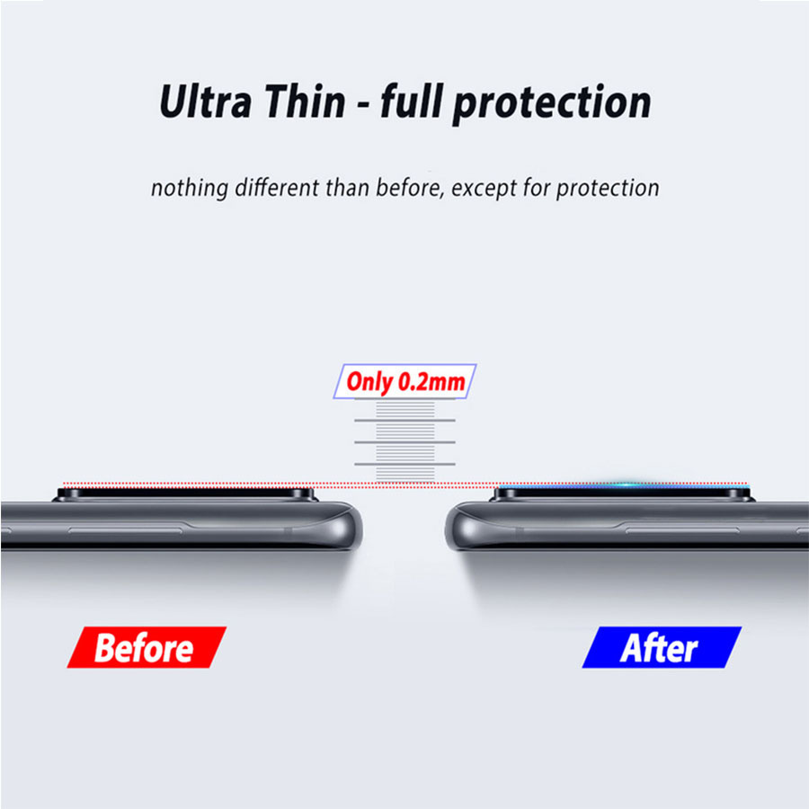 Kính Cường Lực Bảo Vệ Camera Cho Samsung Galaxy Note 20 S20 S21 Ultra S10 S9 Plus Note 9 8 A51 A71 A02S A32 M51