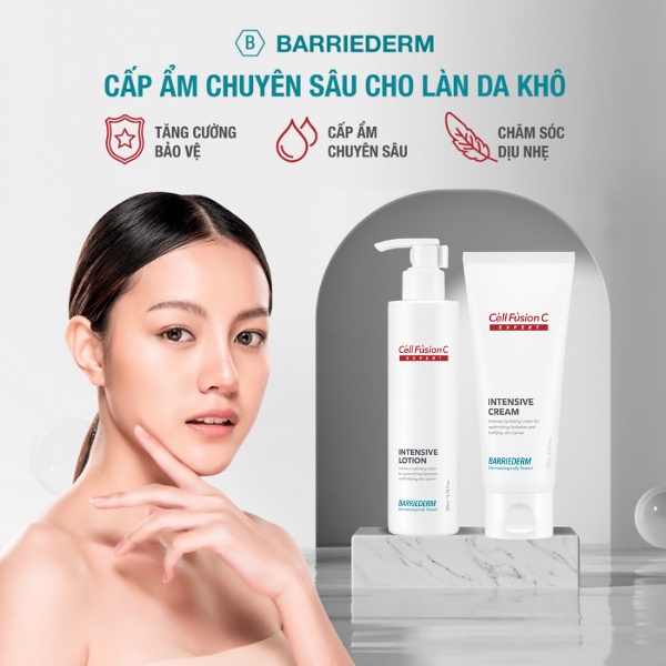 Kem Dưỡng Ẩm & Phục Hồi Hàng Rào Bảo Vệ Da BARRIEDERM INTENSIVE CREAM 100ml Cell Fusion C Expert Barriederm