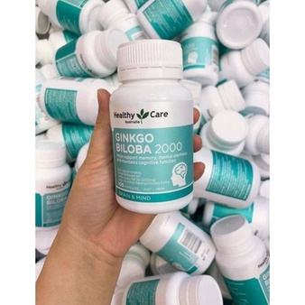 Viên Uống Bổ Não Healthy Care Ginkgo Biloba 2000mg 100 Viên - Hàng Chính Hãng