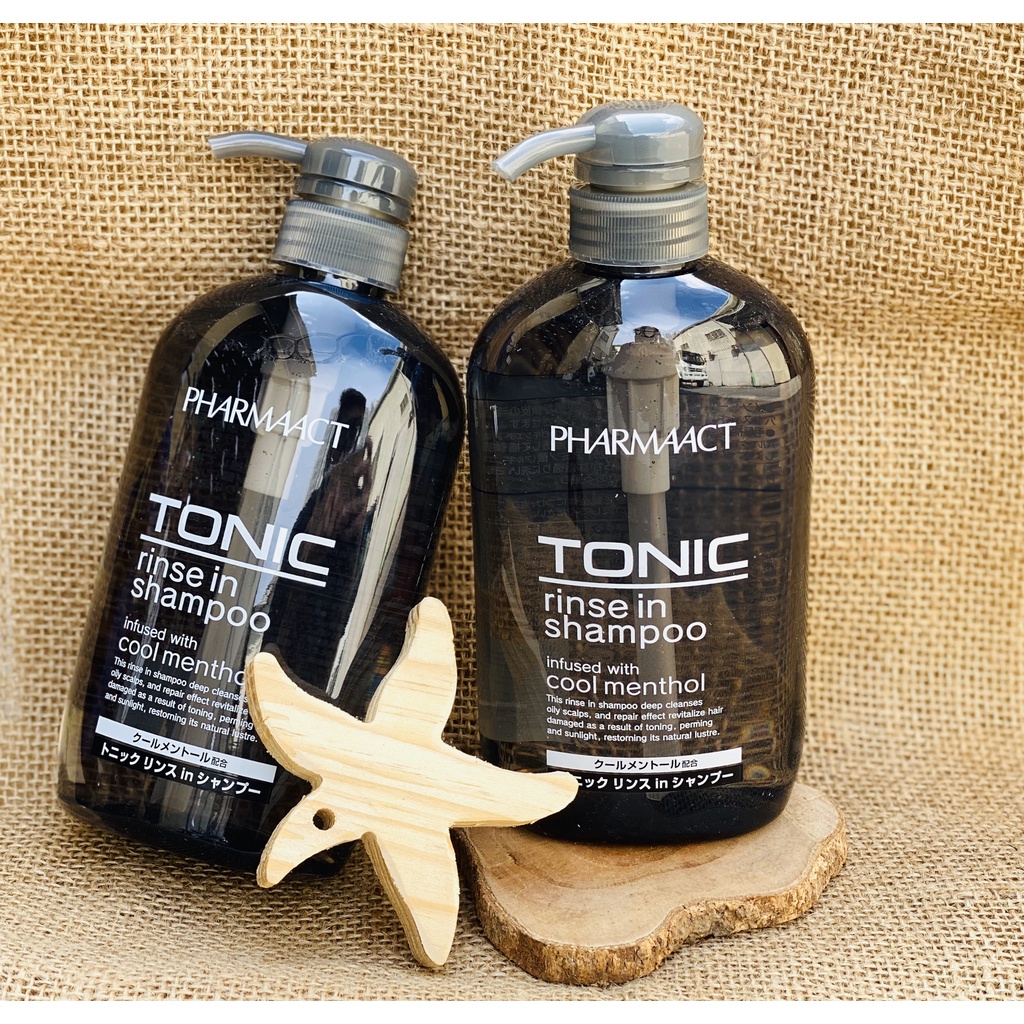 Dầu Gội Dành Cho Nam Tonic Pharmaact 600ml Nhật Bản