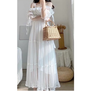 Combo đầm trắng tiểu thư