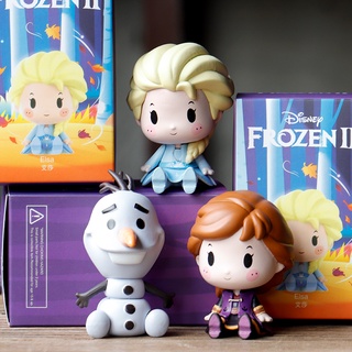 Disney ⭐Móc Khóa Hình Động Vật Dễ Thương⭐Mô Hình Búp Bê Công Chúa Elsa Anna Trong Phim Frozen
