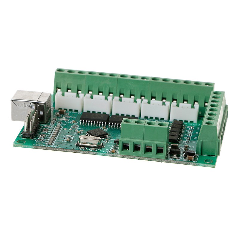 ONE  CNC USB MACH3 100Khz Breakout Board 5 Axis Interface Driver Motion Controller