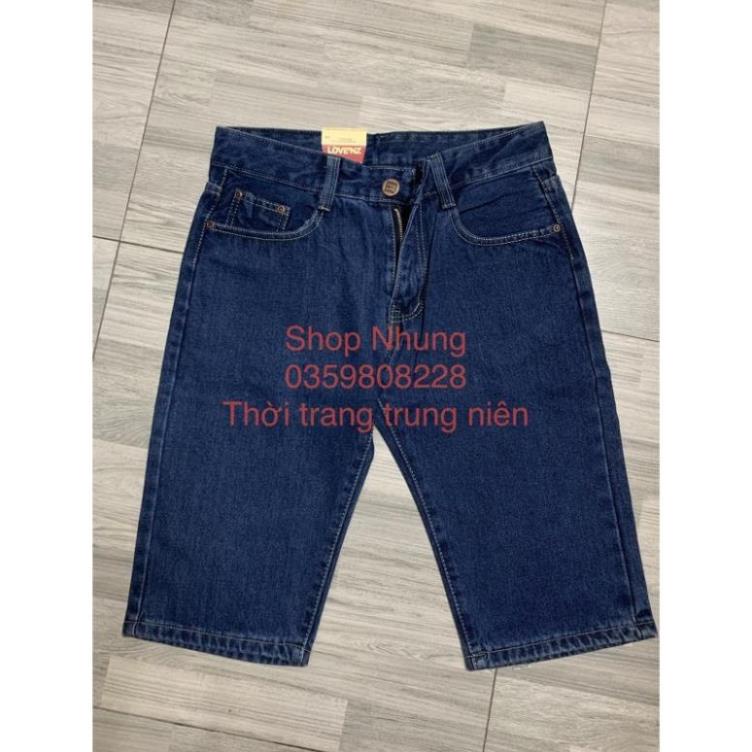 Quần ngố bò nam trung niên ống suông hàng đẹp ảnh thật ! !