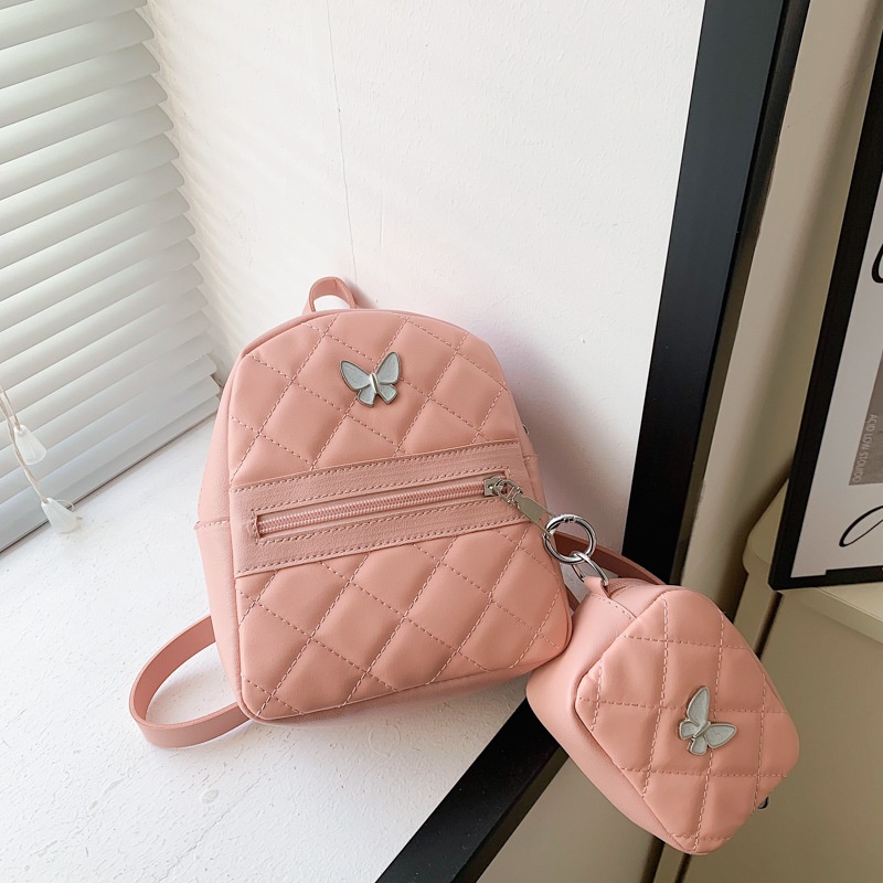 Balo Màu Kem Trơn Thời Trang Năng Động Cho Học Sinh