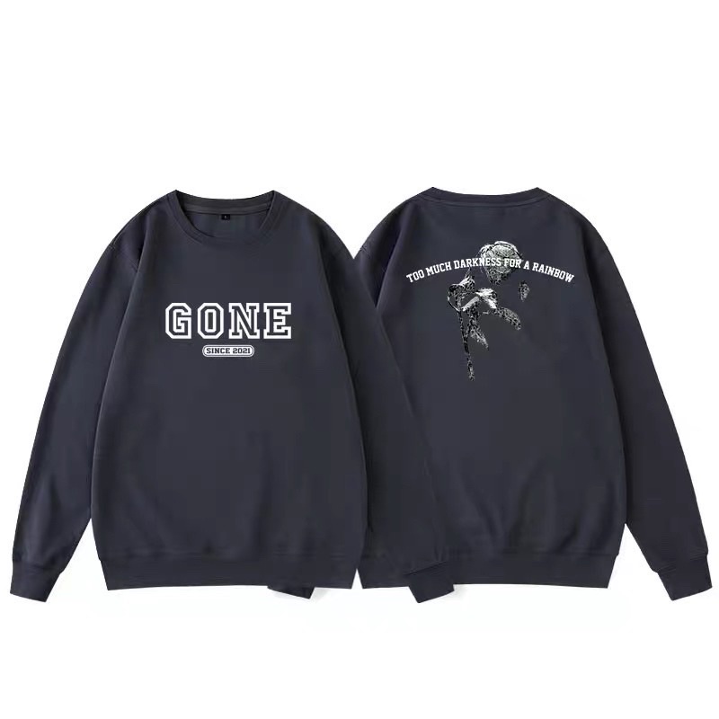 Áo sweater in chữ Gone - Rosé Blackpink