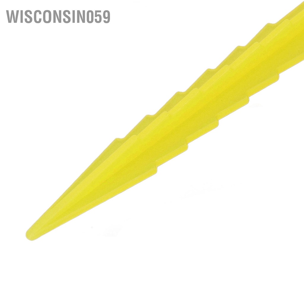 Wisconsin059 50 chiếc Lều nhựa Chốt 5.5in Cọc cát răng cưa Độ bền cao ABS ngoài trời Bãi biển Spike đinh để cắm trại bạt