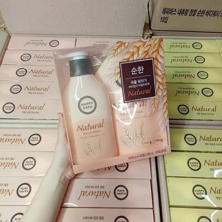 Set Sữa Tắm Happy Bath Natural - Essence