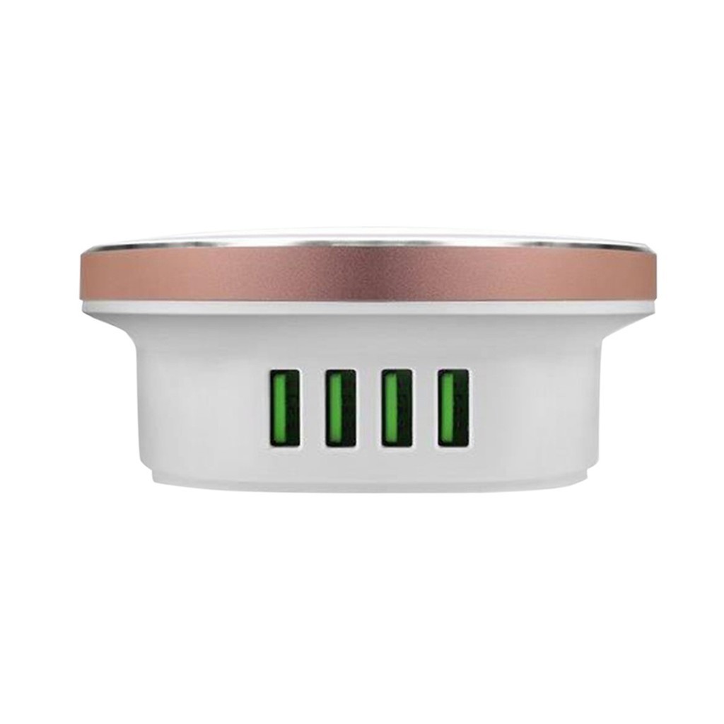 Cốc Sạc Điện Thoại Promate Charglite-4.US Kiêm Đèn Ngủ - Chính hãng