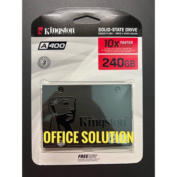 Ổ cứng SSD Kingston A400 2.5-Inch SATA III 240GB SA400S37/240G - Hàng Chính Hãng