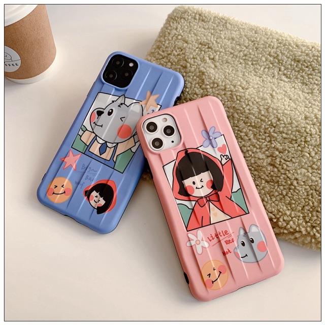 Ốp lưng iphone Sói và Cô bé khăn đỏ 5/5s/6/6plus/6s/6s plus/6/7/7plus/8/8plus/x/xs/xs max/11/11 pro/11 promax – Ina Case