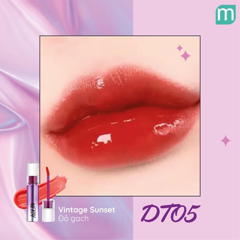 (Màu DT5) Son bóng mey đỏ gạch