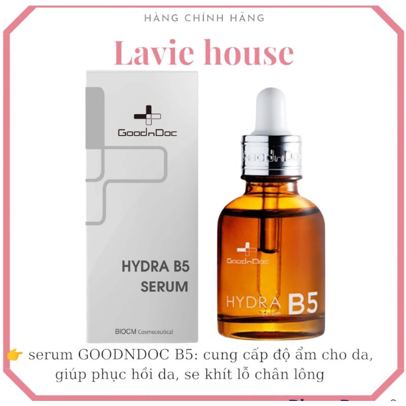 serum cấp ẩm phục hồi da GOODNDOC HYDRA B5