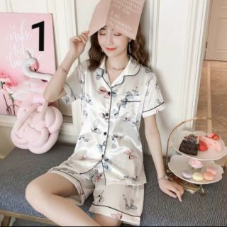 Bộ ngủ lụa quảng châu cực xinh dáng pijama đùi