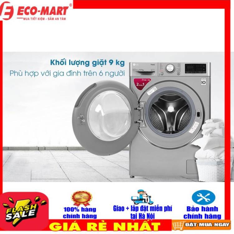 FV1409G4V Máy giặt sấy LG Inverter 9 kg FV1409G4V