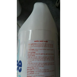 Nước Giặt Dnee can 3 lít