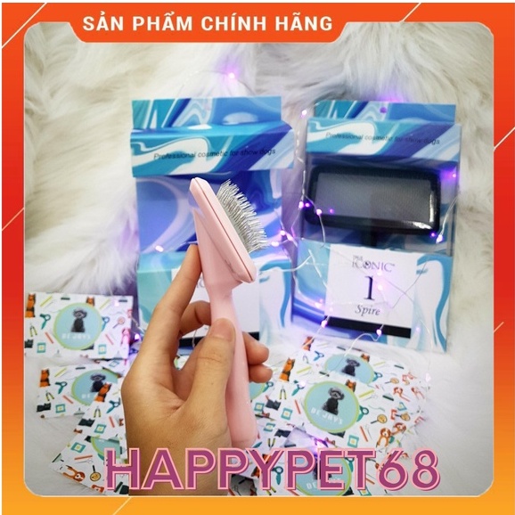 Lược chải bung bông lông gỡ rối cao cấp TRUE ICONIC cho thú cưng chó mèo nhập khẩu Malaysia
