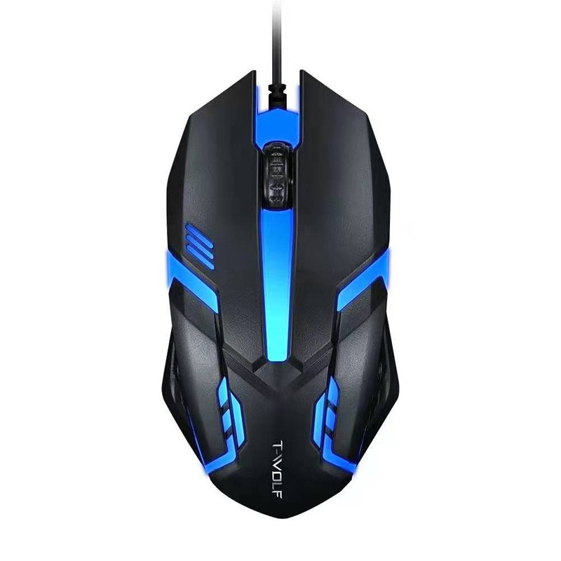 Chuột Gaming có dây T-WOLF V1 Led