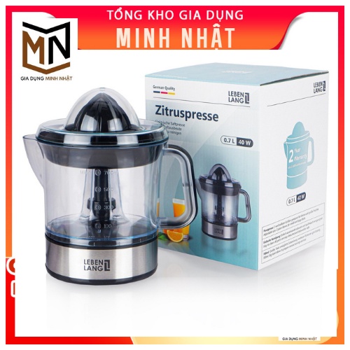 Máy vắt cam ép cam chính hãng LEBENLANG của Đức dung tích 700ml bảo hành 24 tháng