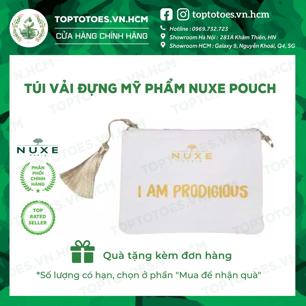 Túi vải đựng mỹ phẩm Nuxe Pouch [QUÀ TẶNG KÈM ĐƠN HÀNG]