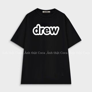 Áo thun drew mặt cười nam nữ form rộng unisex