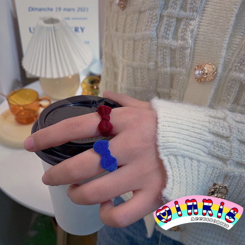Nhẫn nữ Retro phủ nhung cao cấp freesize phù hợp mọi phong cách Minrie Accessories