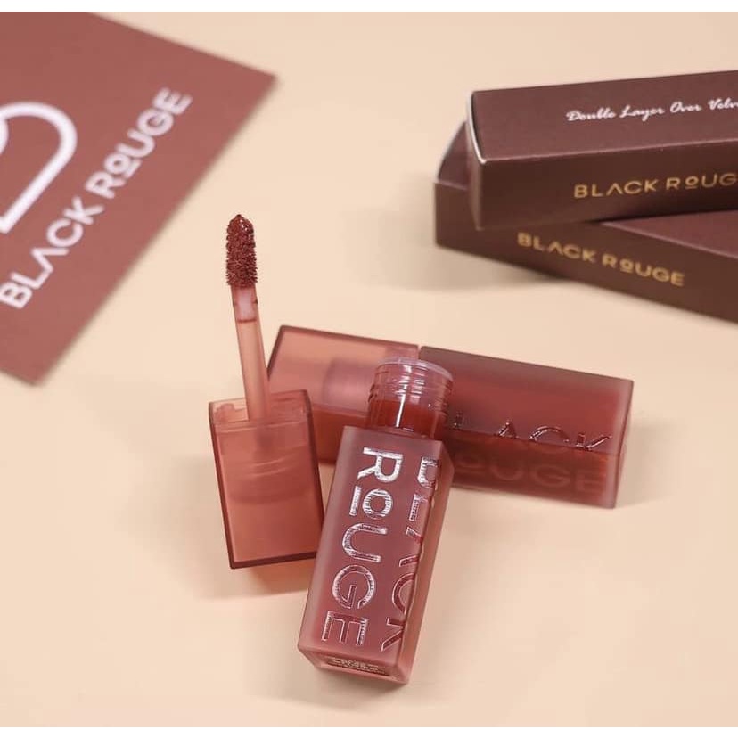 Son Kem Lì Black Rouge Double Layer Over Velvet