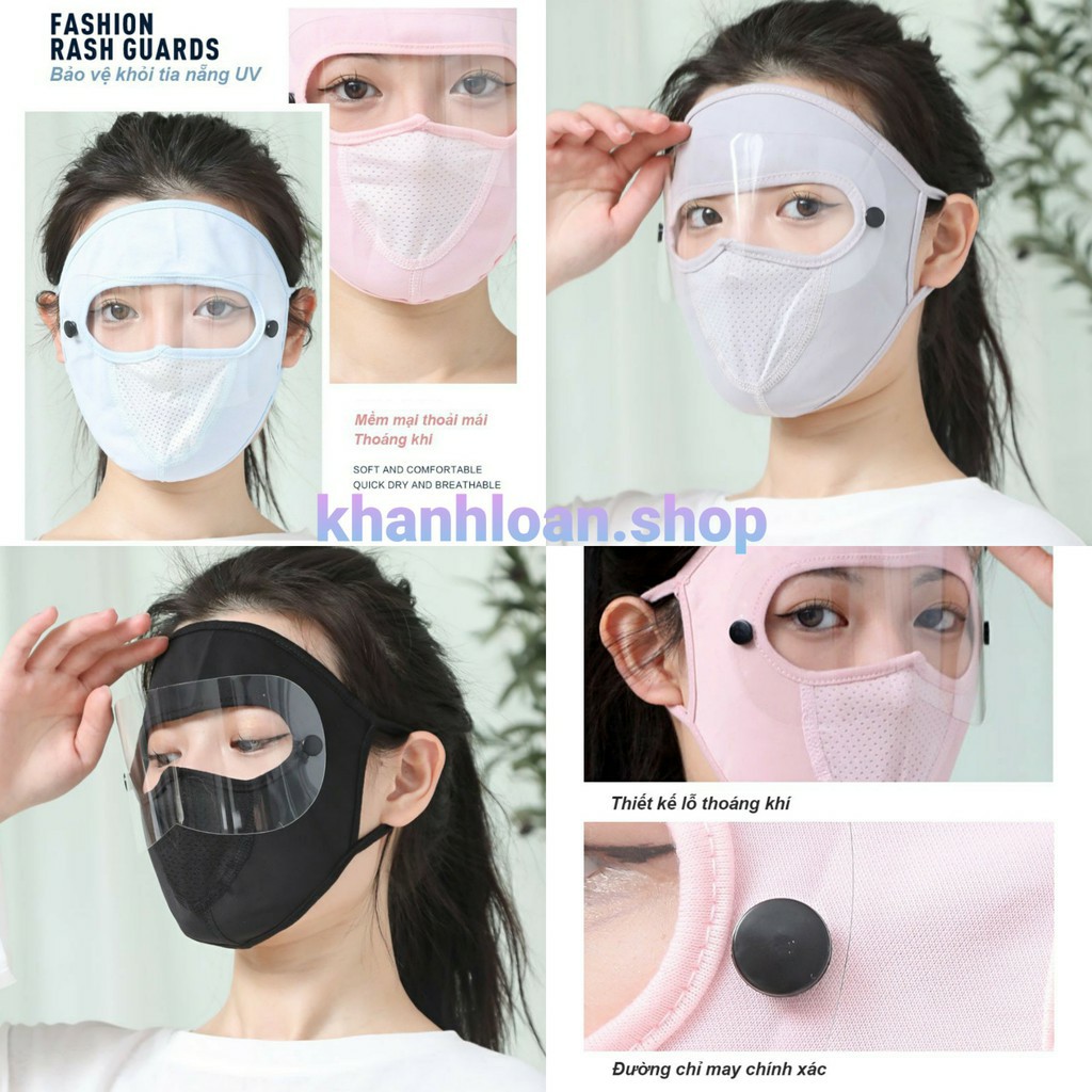 Khẩu Trang NIJA 2 Kính Tháo Lắp Dễ Dàng Che Kín Mặt. Khẩu Trang Vải Lụa Lạnh Thoáng Mát | BigBuy360 - bigbuy360.vn