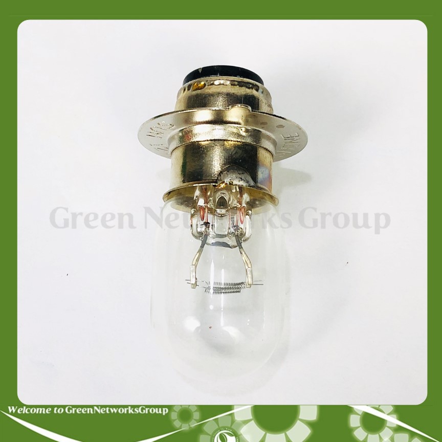 ✆◆Đèn pha xe máy 35W dây tóc Halogen 12V chân M5 Ánh Sáng Vàng (Bảo Hành 12 Tháng) - 1 bóng Sun Shing Greenne