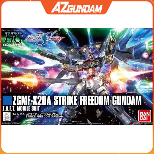 Mô Hình Gundam HG Strike Freedom Gundam ZGMF X20A Series HGUC Tỉ Lệ 1/144