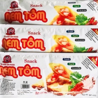 [Bịch 30 gói] Snack nem tôm Ba anh em
