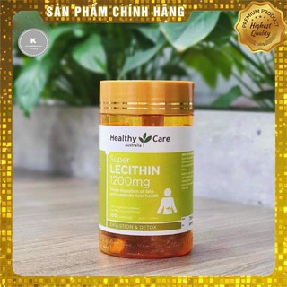 Mầm Đậu Nành Healthy Care Super Lecithin 1200mg 100 Viên