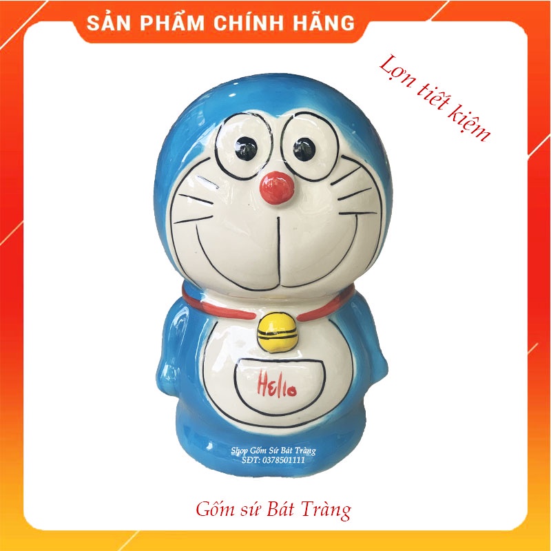 Mèo DOREMON tiết kiệm Gốm sứ Bát Tràng