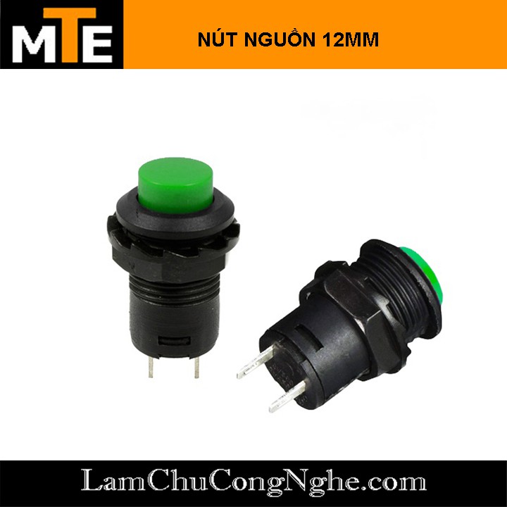 Nút nhấn giữ - nút nguồn 12mm 1.5A 250VAC