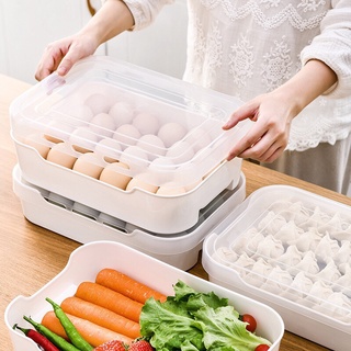 Hộp đựng trứng 24 quả - Khay nhựa đựng trứng gà, vịt để tủ lạnh có nắp đậy tiện dụng