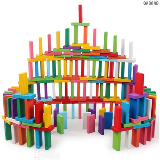 Domino 12 màu 120 miếng đồ chơi xếp hình trí tuệ đành cho trẻ em người lớn