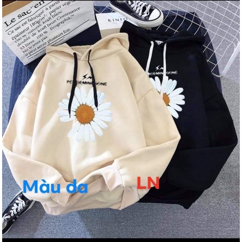 Áo hoodie 5D hoa peace LN11