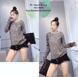 Áo Tay Dài Đì O Bigsize (Có Ảnh Thật)