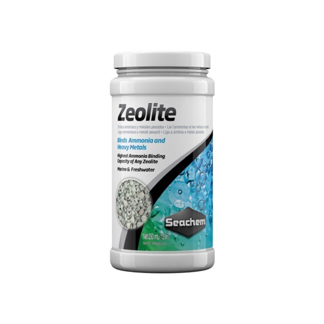 Vật liệu lọc zeolite khử NH3 và kim loại nặng cho bể cá của seachem