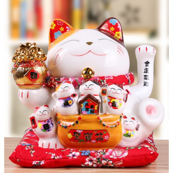 Mèo Thần Tài Vẫy Tay Cao 20 cm 🎁FREESHIP🎁 Mèo Chiêu Tài Nhật Bản -Mèo cầu tài lộc May Mắn | BigBuy360 - bigbuy360.vn